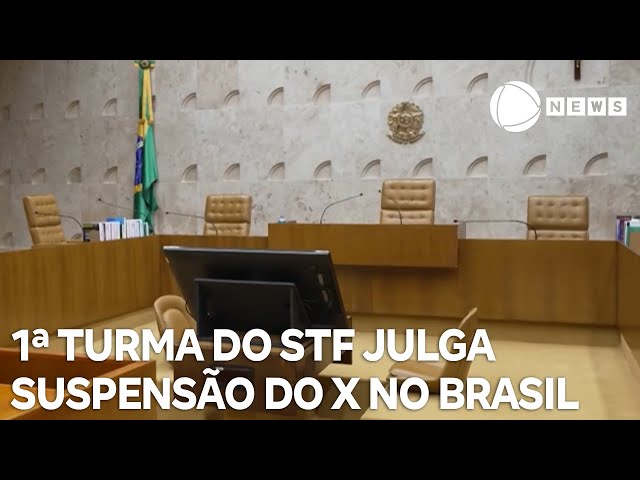 1ª turma do STF julga hoje suspensão do X no Brasil