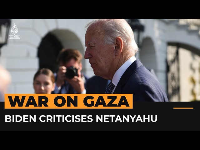 Biden says Netanyahu not doing enough to reach ceasefire, hostage deal | AJ #Shorts