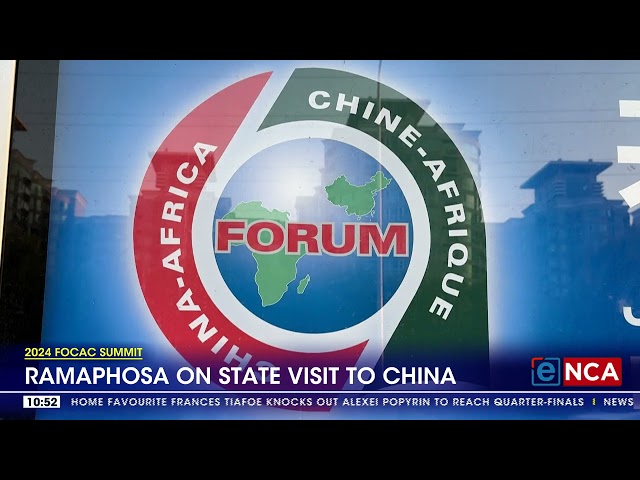 Ramaphosa on state visit to China