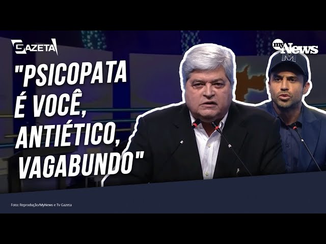 DEBATE: DATENA PERDE A CALMA AO SER PROVOCADO POR MARÇAL E PROTAGONIZA CENA POLÊMICA