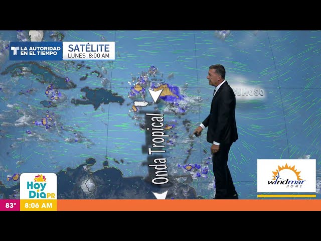 ⁣Onda tropical traerá lluvias para este lunes y martes