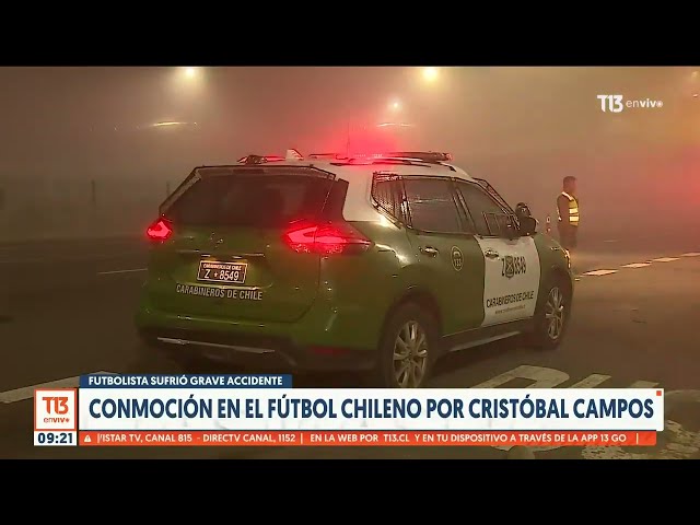 Lo que se sabe del accidente de Cristóbal Campos