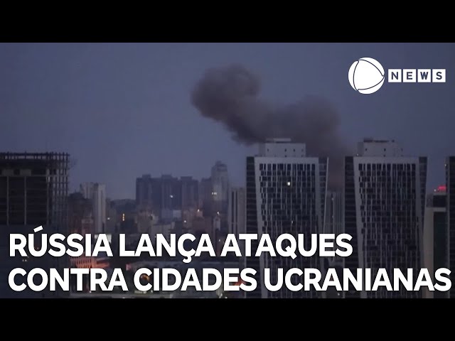 ⁣Rússia lança novos ataques contra cidades ucranianas