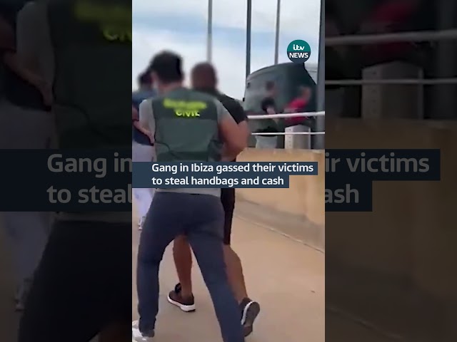 ⁣Gang in Ibiza gassed their victims to steal handbags and cash | ITV News