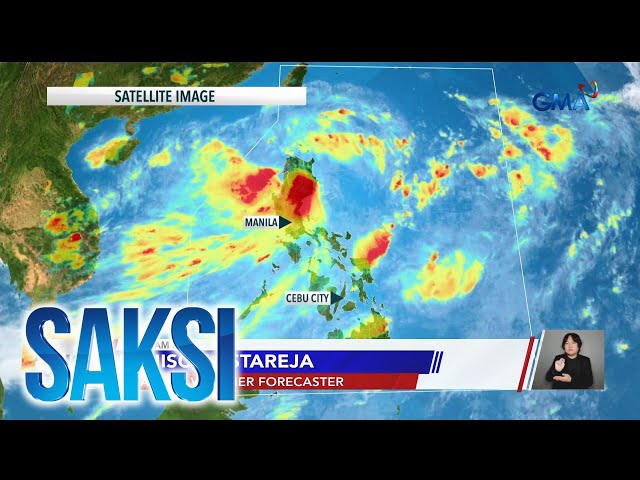 ⁣PAGASA - Bagyong #EntengPH, mahigit 200mm ng ulan ang ibinuhos sa Camarines Norte at Quezon | Saksi