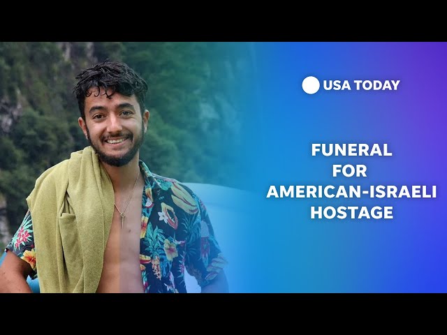 ⁣Funeral held for American-Israeli hostage Hersh Goldberg-Polin killed by Hamas | USA TODAY