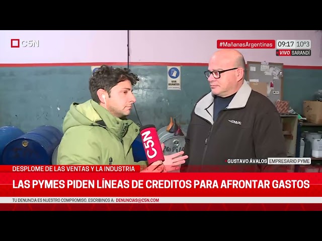 ⁣LA INDUSTRIA PYME CAYÓ casi 18% en JULIO: PIDEN LÍNEAS de CRÉDITO para AFRONTAR GASTOS