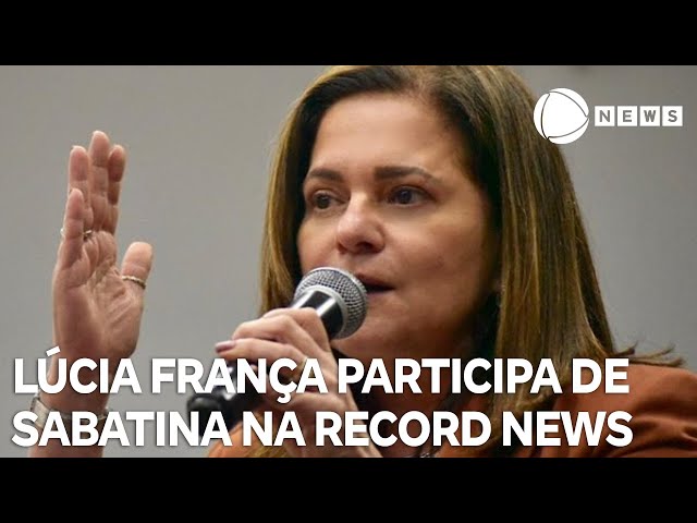 ⁣Lúcia França, candidata a vice-prefeita de São Paulo, participa de sabatina hoje na Record News