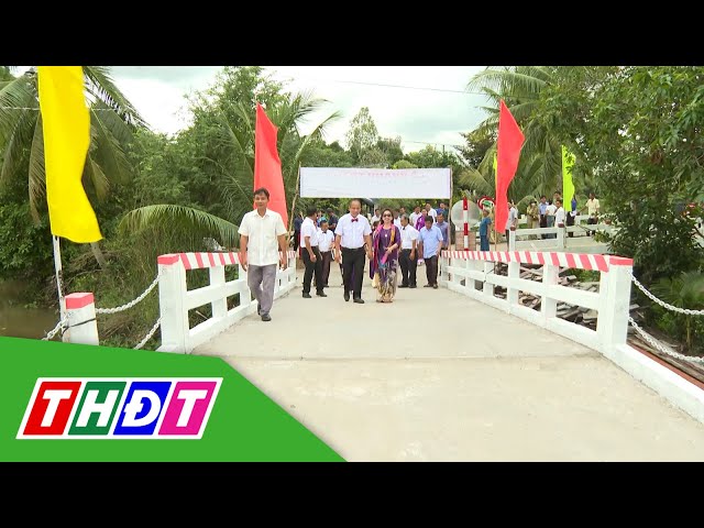 ⁣Huyện Châu Thành: Khánh thành cầu Hạnh Phúc | THDT