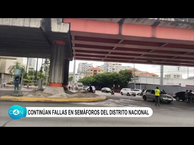 ⁣Continúan fallas en semáforos del Distrito Nacional