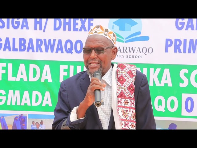 ⁣Masuliyiin ka tirsan Galmudug oo ka qeybgalay munasabad dib logu furay dugsiga hose dhexe ee...