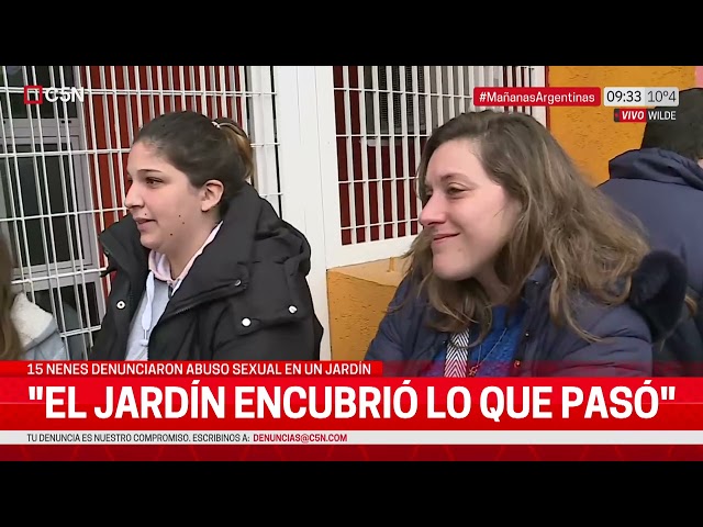 ⁣DENUNCIAS por ABUSO en un JARDÍN: LOS PADRES ESPERAN REUNIRSE con las AUTORIDADES de la INSTITUCIÓN