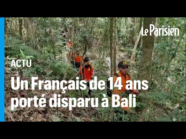 ⁣Disparu lors d'un trek à Bali, Thibault, 14 ans, recherché depuis une semaine par les sauveteur