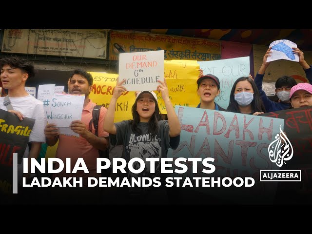 India's Ladakh protest: Demonstrators call for special status