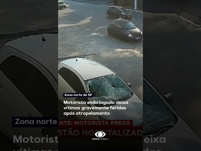 Um homem foi preso, em flagrante, por embriaguez na direção e lesão corporal culposa #shorts