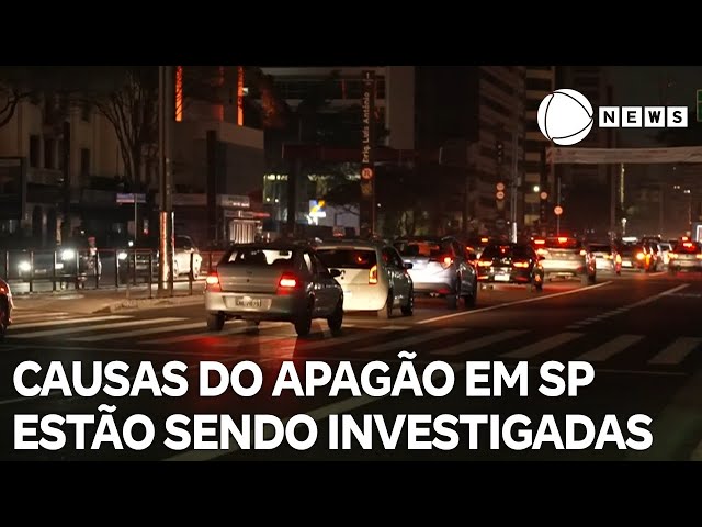 ⁣Causas do apagão em São Paulo estão sendo investigadas