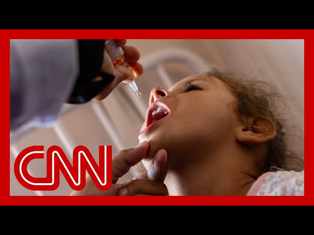 ⁣Gaza needs 640,000 polio vaccines. This is how the World Health Organization plans to do it