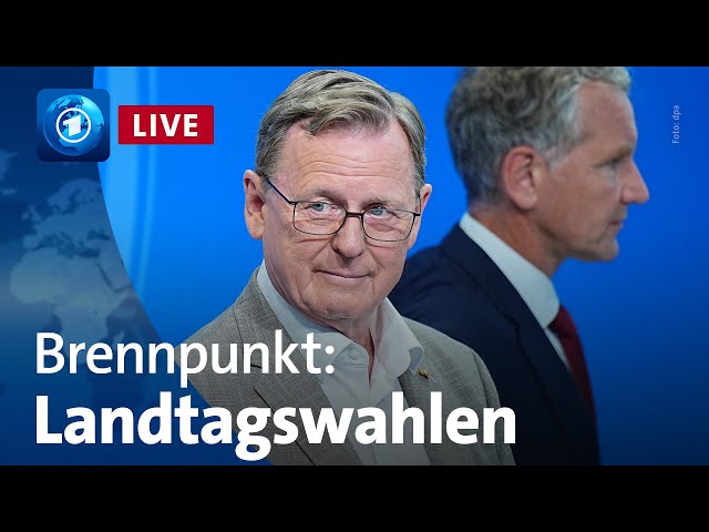 ⁣Wahlen in Sachsen und Thüringen | ARD-Brennpunkt