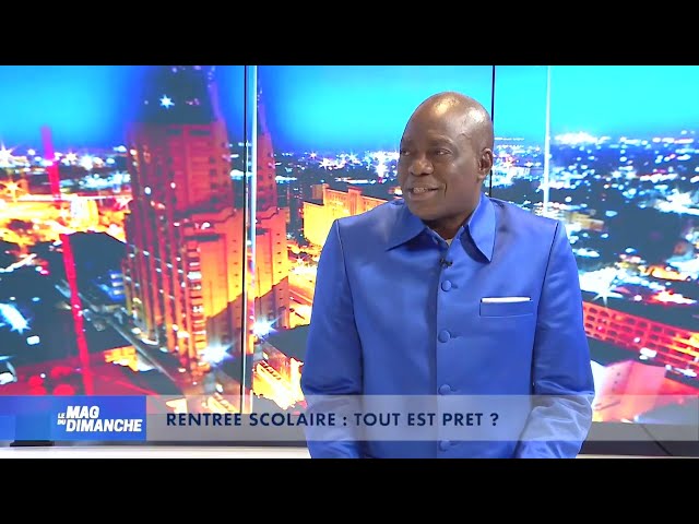 ⁣Rentrée scolaire Tout est prêt? Jean Marie Kassamba invité du Mag du Dimanche de Julie Sefu