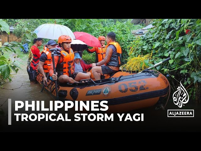 Up to 11 reported dead as Tropical Storm Yagi lashes Philippines