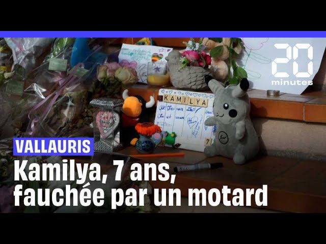 ⁣Vallauris : Des anonymes rendent hommage à Kamilya, 7 ans, fauchée par un motard