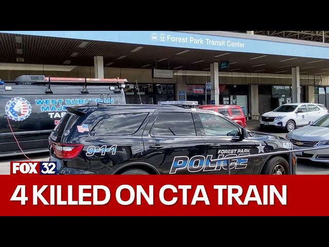 ⁣4 people shot dead at CTA Blue Line station; suspect in custody