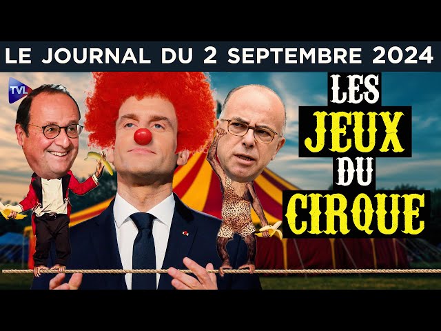 ⁣Premier ministre : le nouveau cirque de Macron - JT du lundi 2 septembre 2024