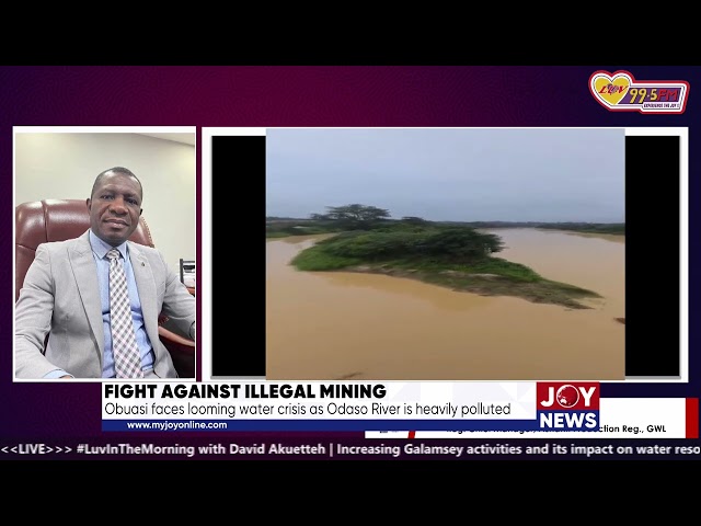 ⁣Fight against Illegal mining: Obuasi faces looming water crisis as Odaso River is heavily polluted