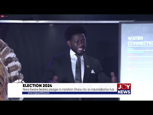 ⁣Election 2024: Nana Kwame Bediako pledges to transform Ghana into an industrialization hub