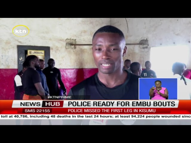 ⁣Kenya police Boxing Team prepares for the Embu Bouts