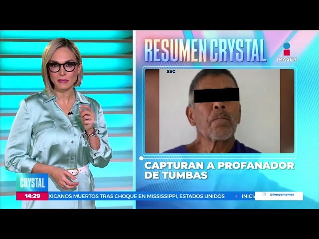 ⁣Policías capturan a profanador de tumbas en la alcaldía Iztapalapa | Noticias con Crystal Mendivil