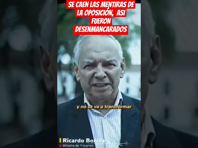 ⁣SE CAEN LAS MENTIRAS DE LA OPOSICIÓN,  ASI FUERON DESENMANCARADOS