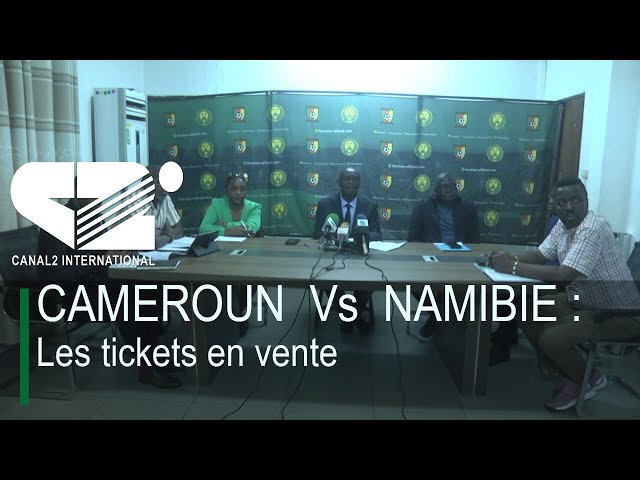 ⁣CAMEROUN  Vs  NAMIBIE : Les tickets en vente