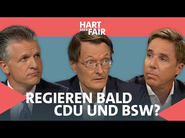 ⁣Wahlen in Thüringen und Sachsen: Wie geht es weiter? | hart aber fair