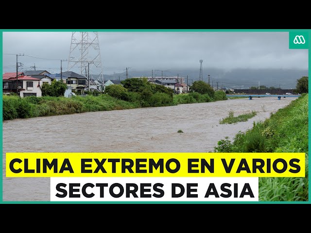 ⁣Clima extremo en Japón, India y Filipinas: Desastres naturales y sus efectos en el mundo