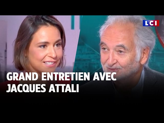 ⁣Grand entretien avec Jacques Attali sur LCI