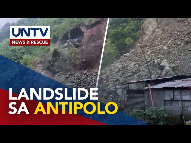 ⁣7 residente, nasawi sa pagguho ng lupa sa Antipolo City