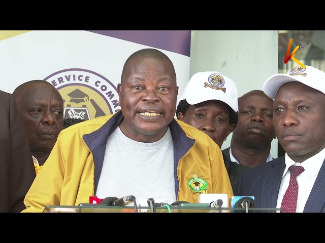 ⁣KUPPET suspends nationwide strike after meeting with TSC