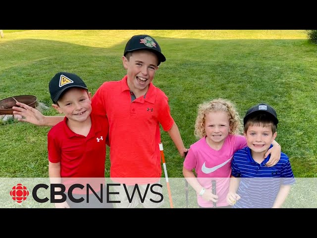 ⁣These P.E.I. kids built their own golf course