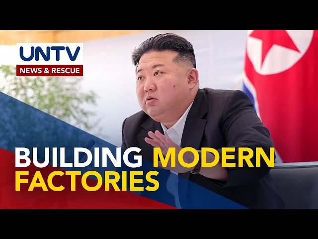 ⁣Polisiya kaugnay ng ‘industry revolution’ sa North Korea, isinusulong ni Kim Jong Un