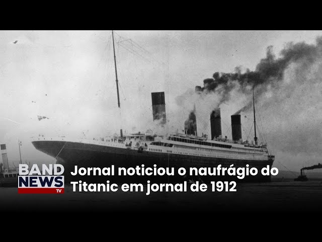 ⁣Jornal de 1912 é encontrado na Inglaterra | BandNewsTV