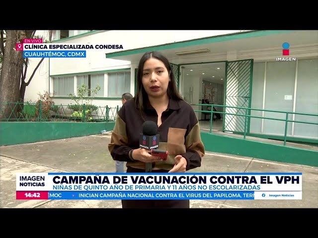 ⁣Inicia la campaña nacional de vacunación contra el VPH | Noticias con Crystal Mendivil