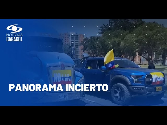 ⁣"Reabra las mesas de diálogo urgente": voceros de transportadores al Gobierno nacional