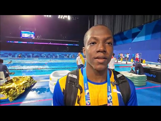 ⁣Bajan Paralympian beats personal best record