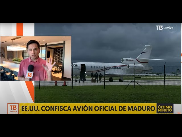 Estados Unidos incautó el avión de Nicolás Maduro en República Dominicana