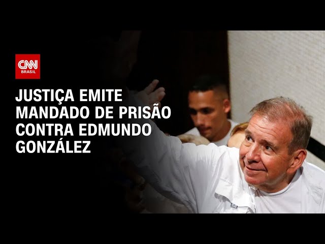 ⁣Justiça emite mandado de prisão contra Edmundo González | CNN PRIME TIME