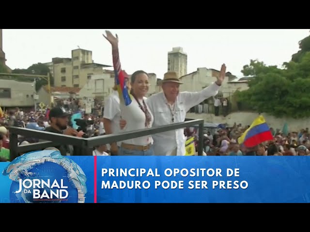 ⁣Ministério Público da Venezuela pede prisão de Edmundo González | Jornal da Band