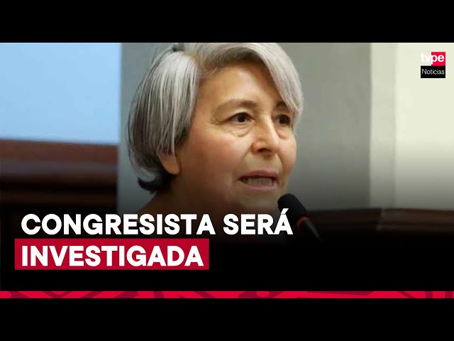 ⁣María Agüero: Comisión de Ética aprobó denuncia contra legisladora de Perú Libre