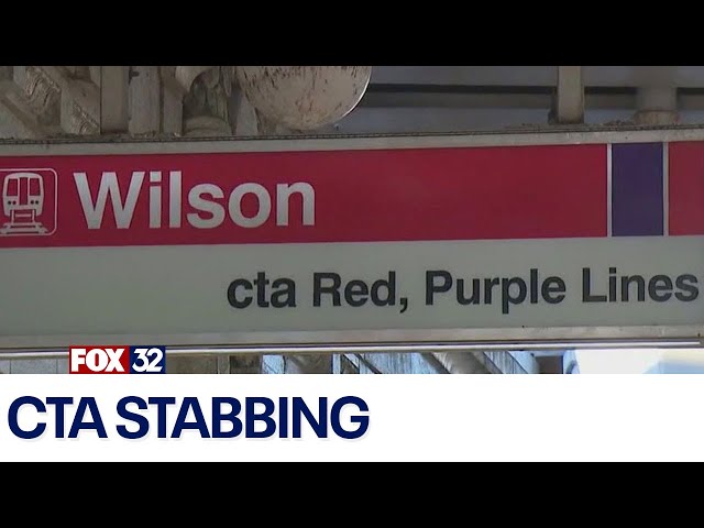 ⁣Person stabbed during fight on CTA Red Line train in Uptown