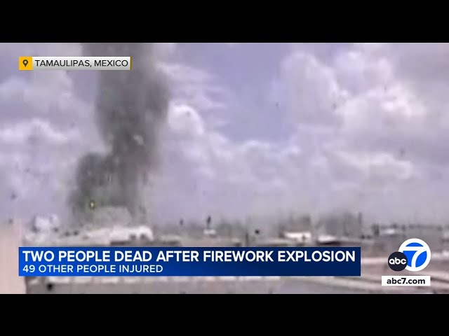 ⁣At least 2 killed, dozens injured in massive fireworks explosion in Mexico